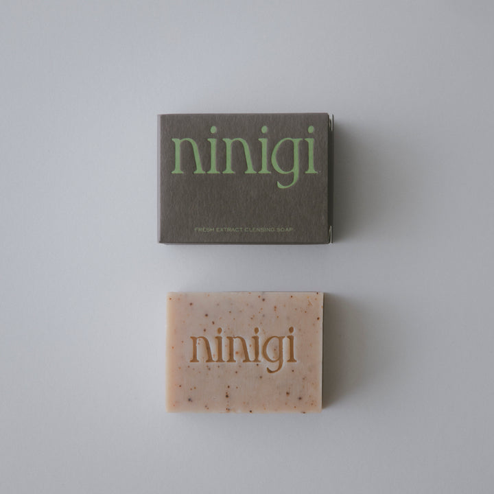 ninigi クレンジングソープ PASSION 90g（フミン酸フルボ酸石鹸