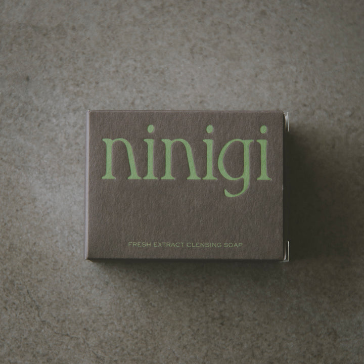 ninigi クレンジングソープ PASSION 90g（フミン酸フルボ酸石鹸